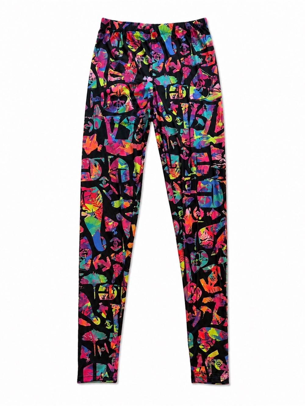 Star Wars by Her Universe Colorful Graphic Print Leggings Size Medium